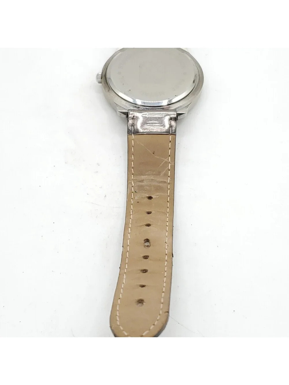 NY&C Quartz Watch Womens 40mm Silver Tone Rhinestone Bezel New Battery